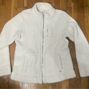 Calvin Kline woman’s fleece jacket white